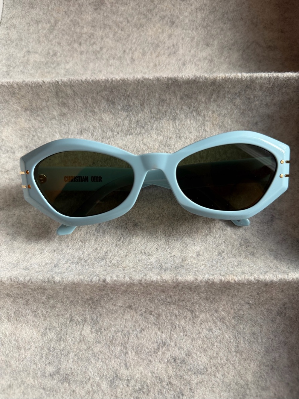 Dior Powder Blue Cat-Eye Sunglasses